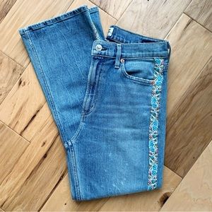 Citizens Of Humanity Demi Cropped Flare Jeans Premium Vintage High Rise Size 26
